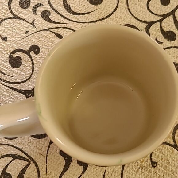 Vintage White and Blue Morton Salt Coffee Mug - Picture 2 of 6